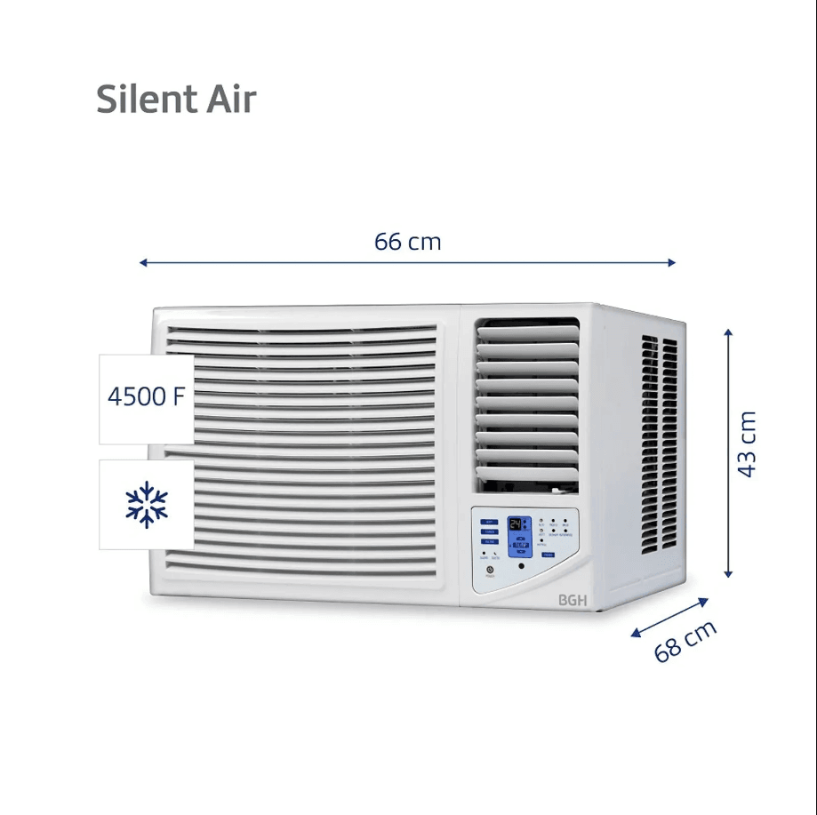 AIRE ACONDICIONADO BGH 5200W BC52WFQ VENTANA FRIO SOLO 