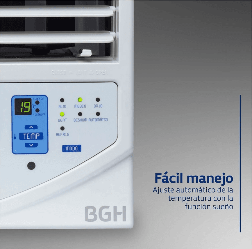 AIRE ACONDICIONADO BGH 5200W BC52WFQ VENTANA FRIO SOLO 