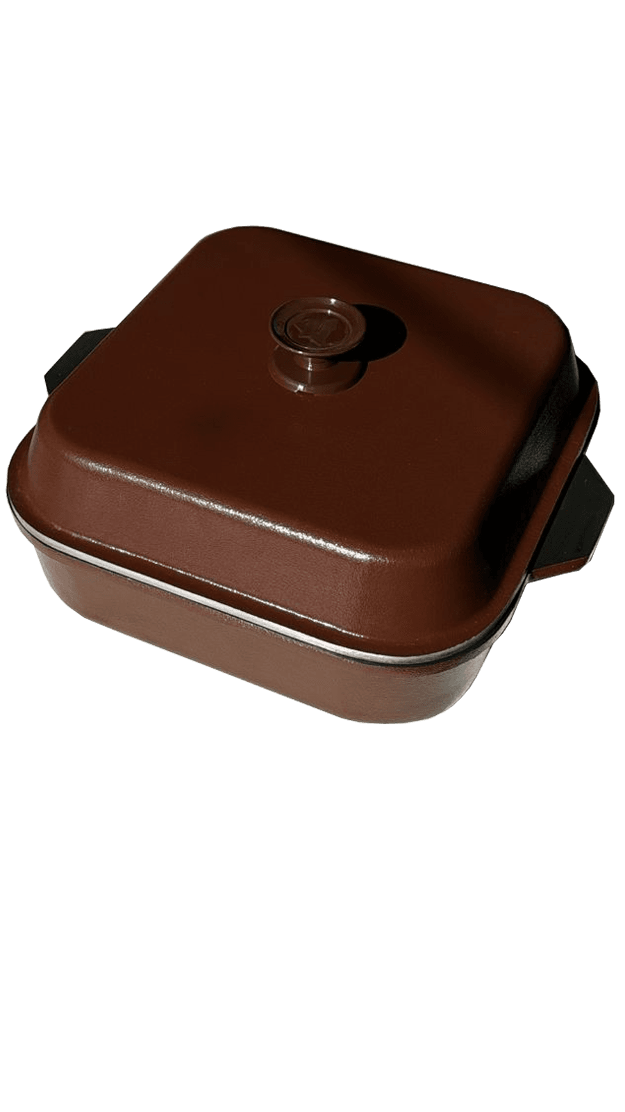 CACEROLA DOÑA TINA CUADRADA 28,5 X 28,5 CM MARRON 