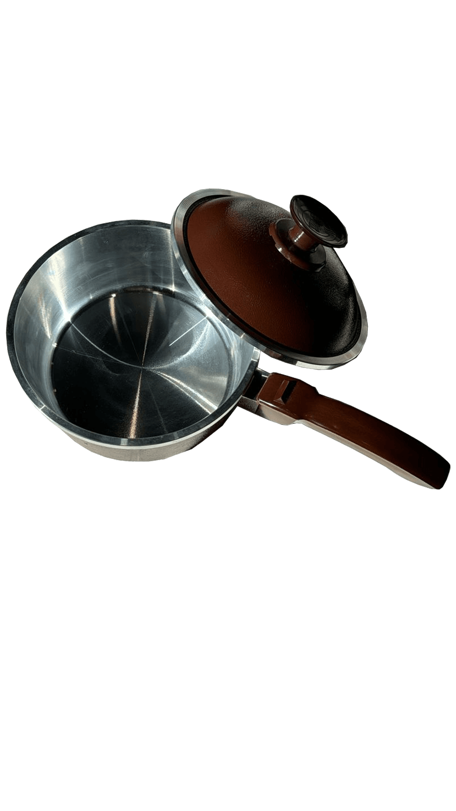 CACEROLA DOÑA TINA CON MANGO D-18 CM MARRON