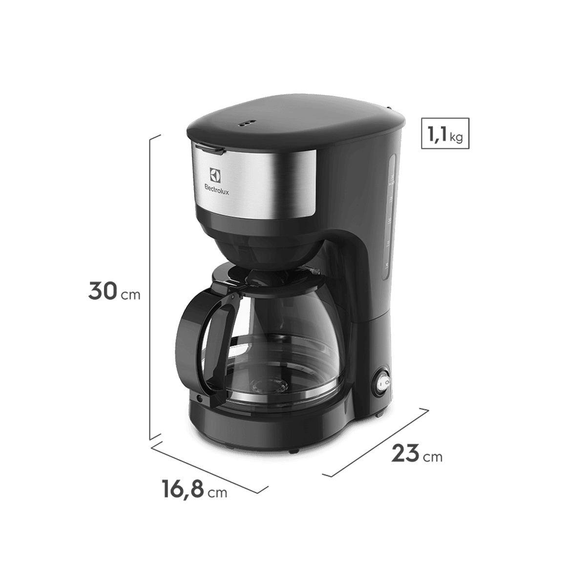 CAFETERA ELECTRICA ELECTROLUX 750W ECM20