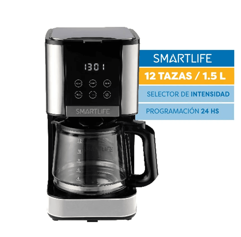 CAFETERA SMARTLIFE - FILTRO - 1,5 LTS CMD1520