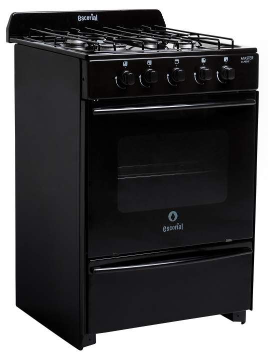 COCINA ESCORIAL MASTER CLASIC NEGRA GAS NATURAL