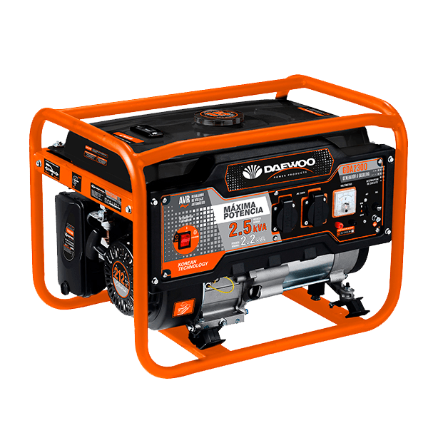 GENERADOR A GASOLINA DAEWOO 2.5 KVA 212 CC GDA2300