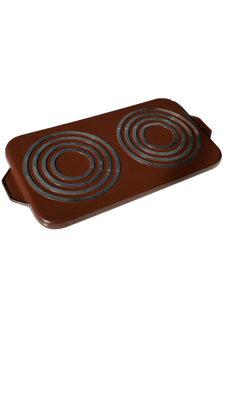 GRILL DOBLE DOÑA TINA 29 X 25 CM MARRON 
