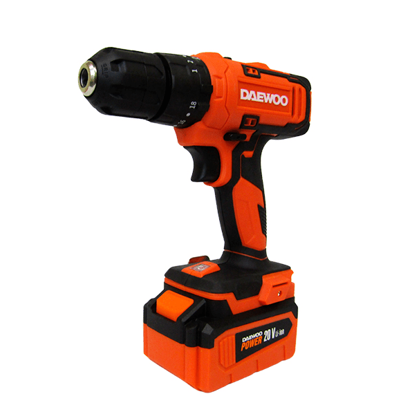 KIT AMOLADORA Y TALADRO DAEWOO BATERIA LITIO 20V