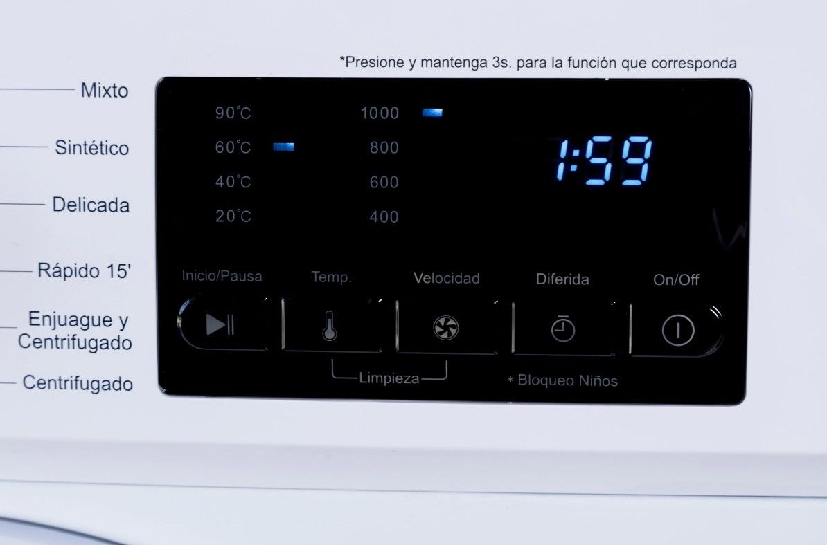 LAVARROPAS CODINI C/ FRONTAL INVERTER BLANCO 6 KGS 1000RPM AIAFE6010B 