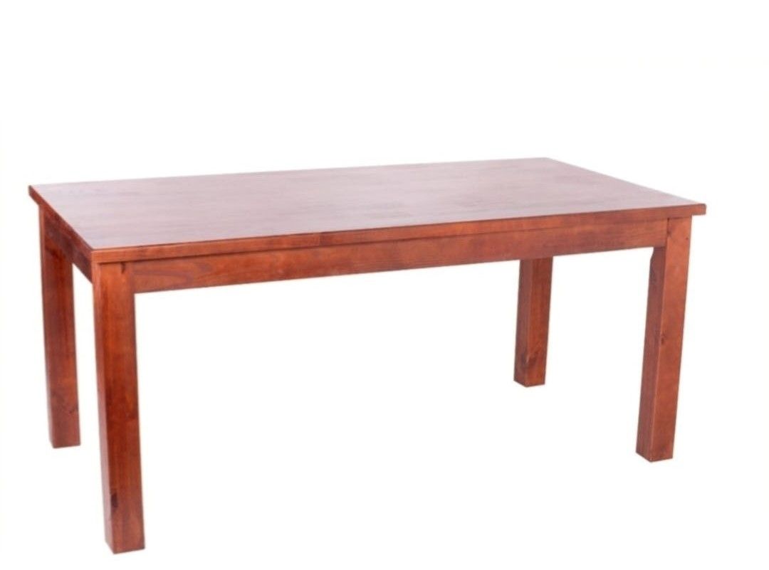 MESA FORTE MACIZA 1,60 X 0,90MTS COLOR CAOBA