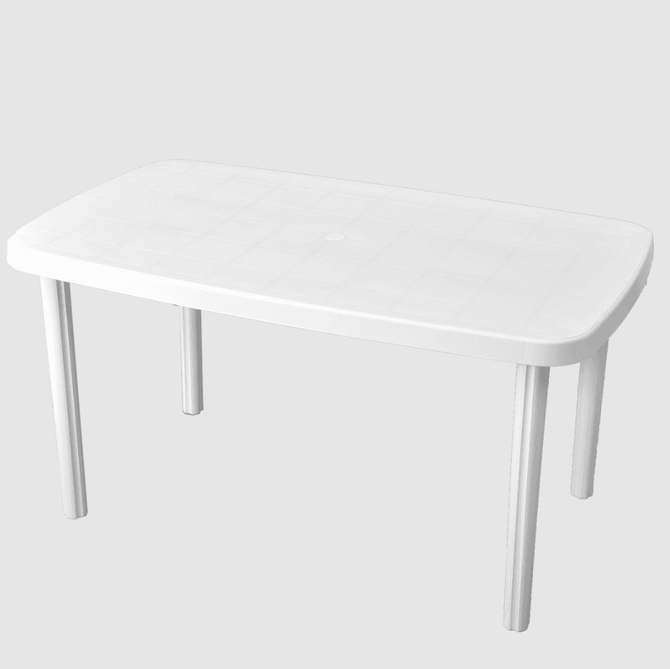 MESA RECTANGULAR VOSS 2000 MARGARITA 1,40 x 0,80 x 0,80 (al) m. - BLAN