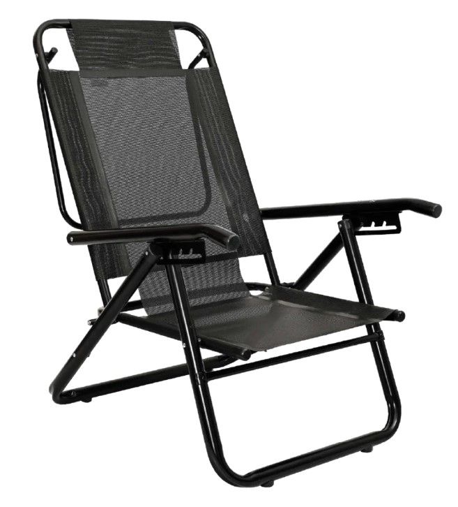 REPOSERA BLACK PLAYERA BAJA ALUMINIO DESCANSAR 