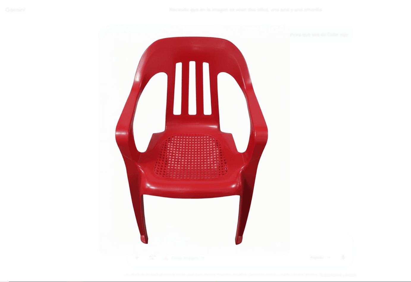 SILLA VOSS 2000 FIESTA ROJA REJILLADA SOPO