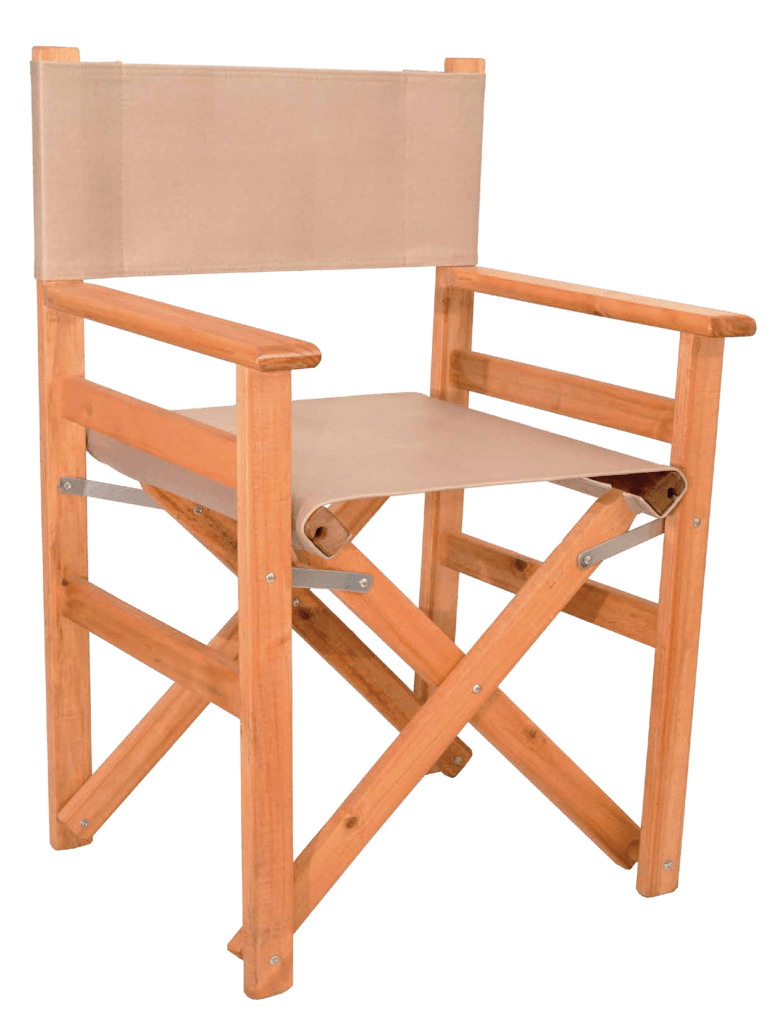 SILLON DIRECTOR MADERA C/CUERO DESCANSAR 
