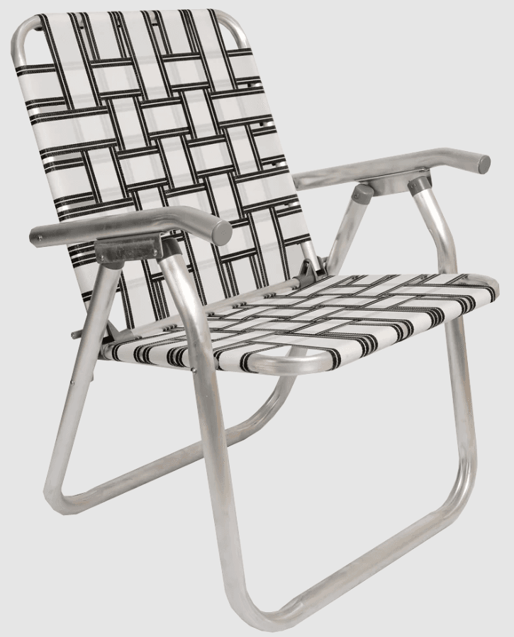 SILLON PLEGABLE DESCANSAR ALUMINIO 1 POSIC CAÑO 11/4" LINEA XL 