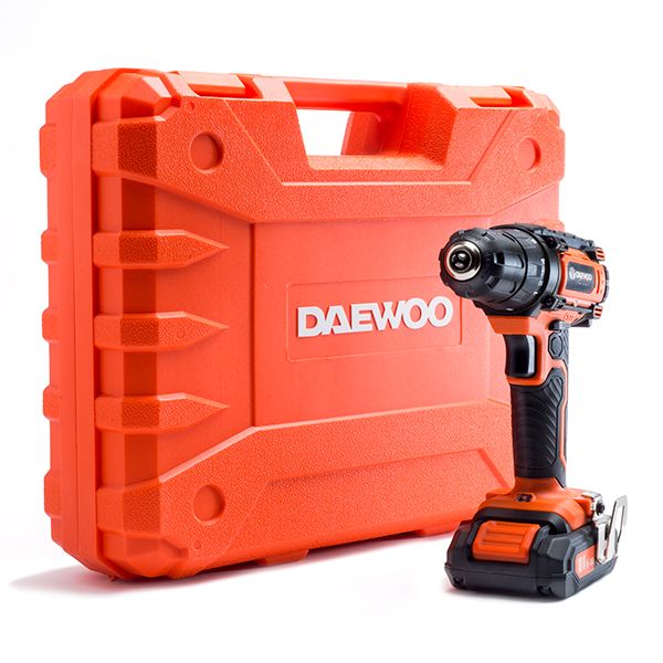 TALADRO PERCUTOR DAEWOO INALAMBRICO CON ACCESORIOS DACD1800V2