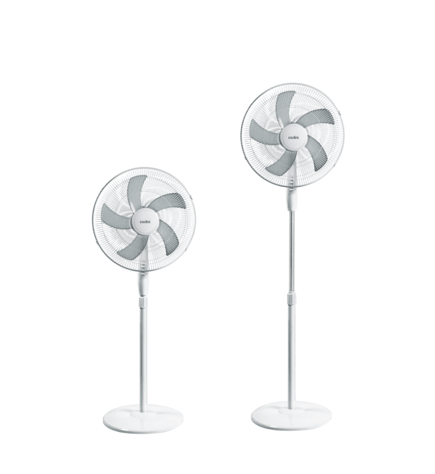 VENTILADOR DE PIE CODINI 18" V18V | V 18N - NEGRO | BLANCO